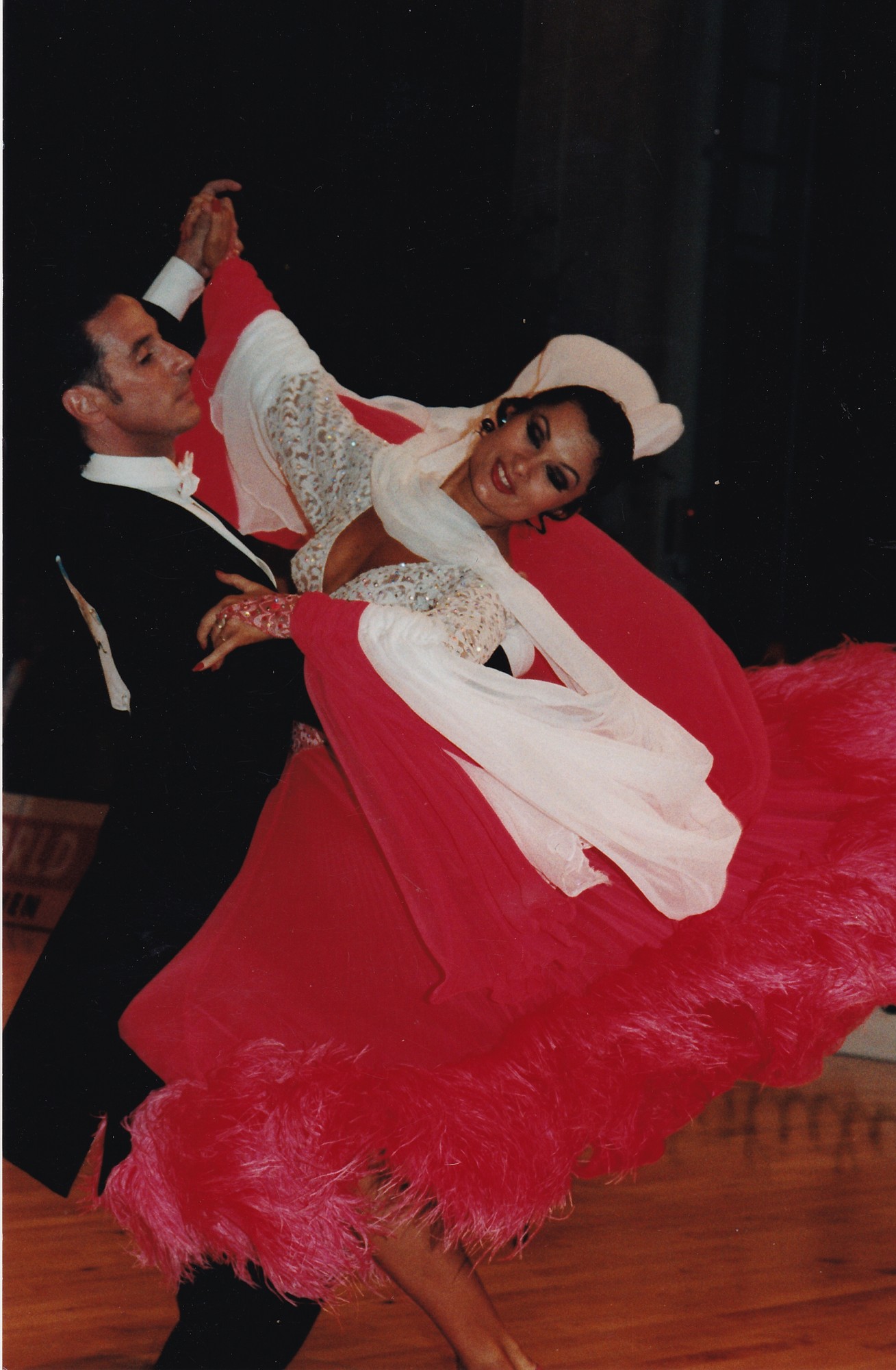 Rachell and Peter van der Veek competing in Ballroom